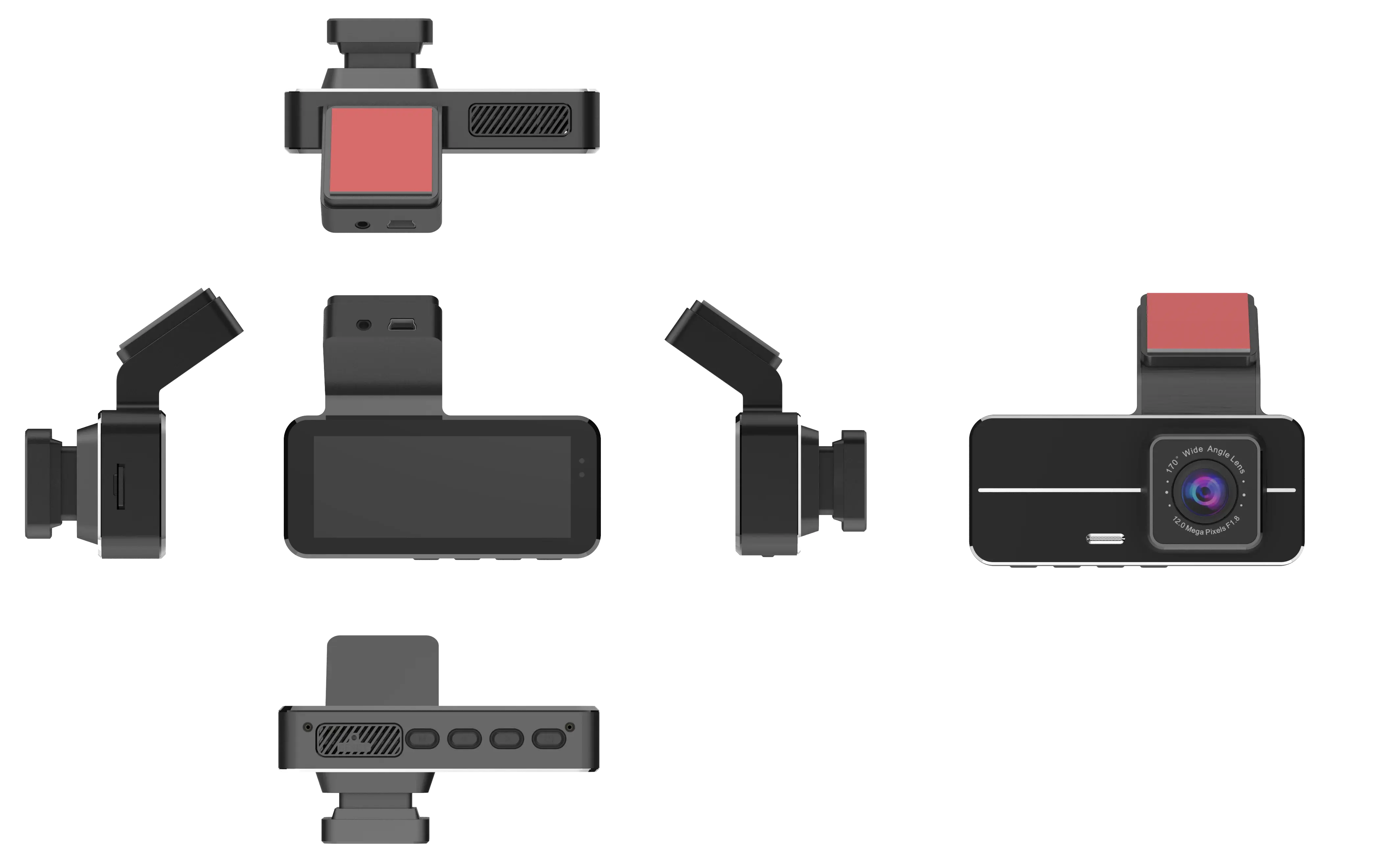 4K Двоен Видеорегистратор за Автомобил – Предна и Задна Камера PERGLOT Bulgaria