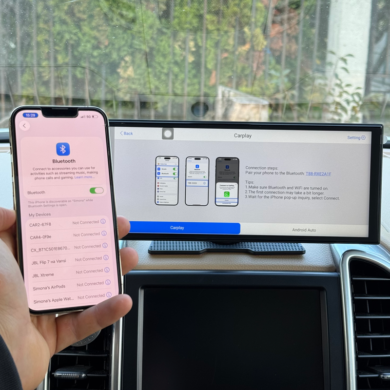 Připojte telefon k obrazovce